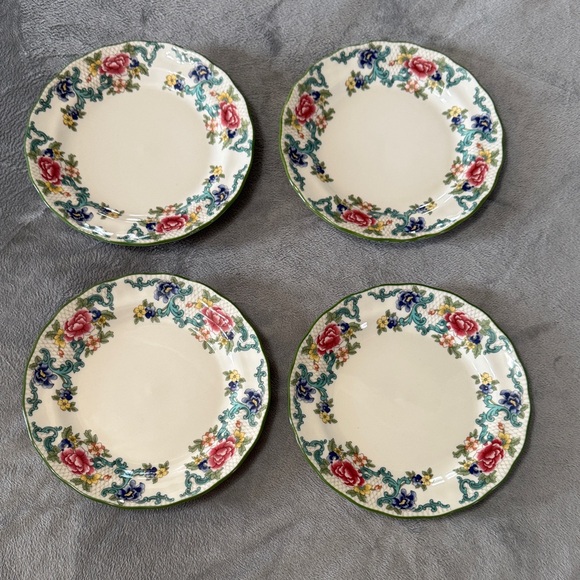 Royal Doulton Other - Royal Doulton Florandora Green 1981 Bread and Butter Pate T. C. 1127 Fine China